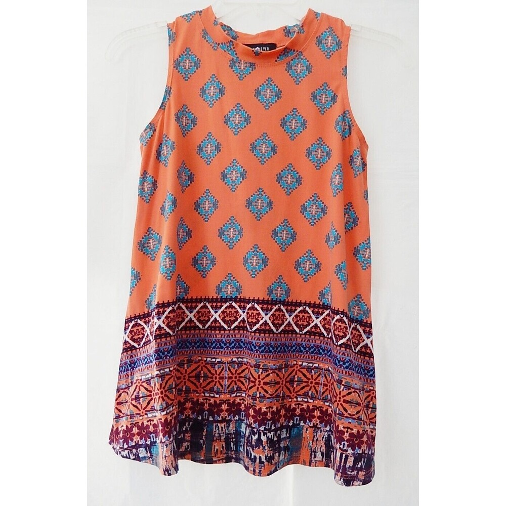 Amy Byer Girls Tank Top Sz M (10-12) Sleeveless Tunic Crew Neck Pullover